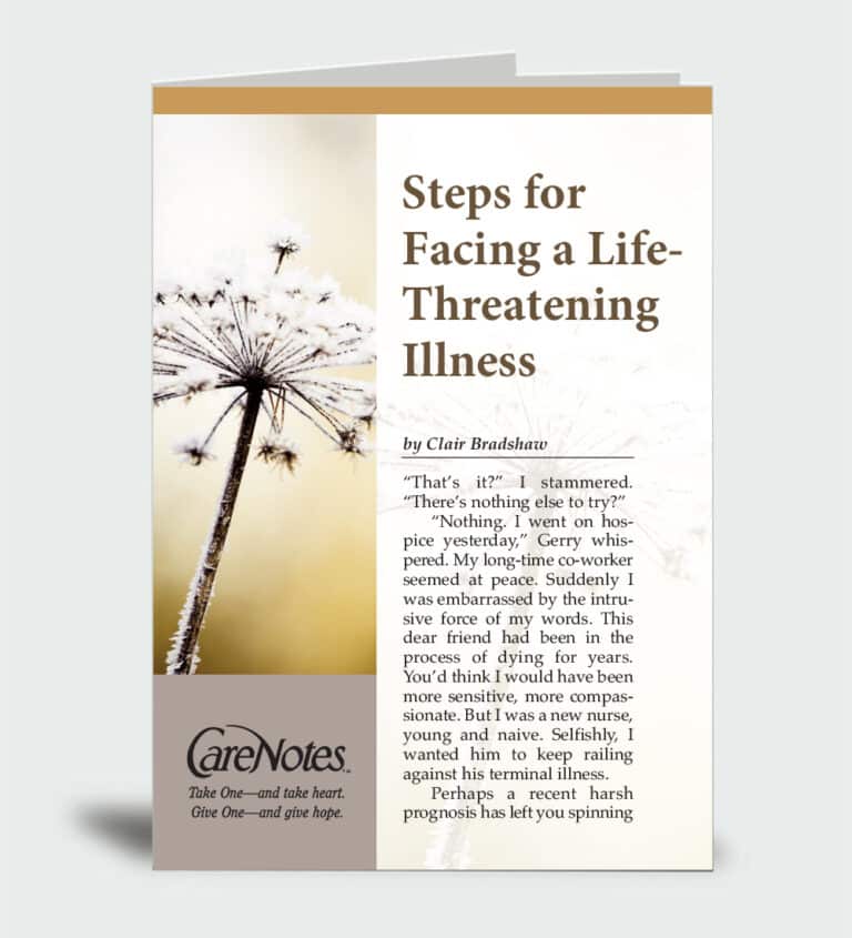 steps-for-facing-a-life-threatening-illness-carenotes